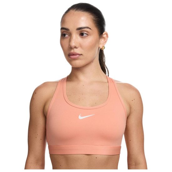 Nike Γυναικείο μπουστάκι Swoosh Medium-Support Padded Sports Bra